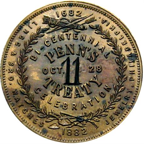 894  -  RULAU Pa Ph A255  Raw AU Details 1882 Philadelphia PA Merchant token