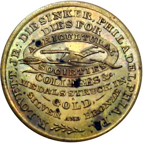856  -  MILLER PA 333  Raw UNC Details Robert Lovett Philadelphia Merchant token