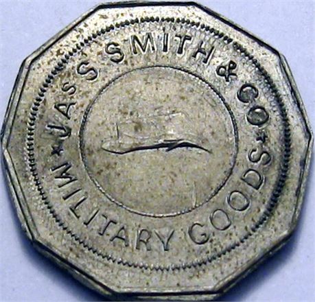 695  -  MILLER NY  815A  Raw MS62 New York City Merchant token