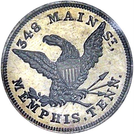 543  -  MILLER TN 13  NGC MS65 Memphis Tennessee Merchant token