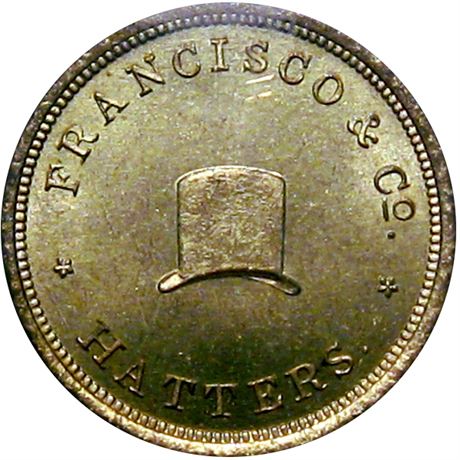 542  -  MILLER TN 12  NGC MS65 Memphis Tennessee Merchant token