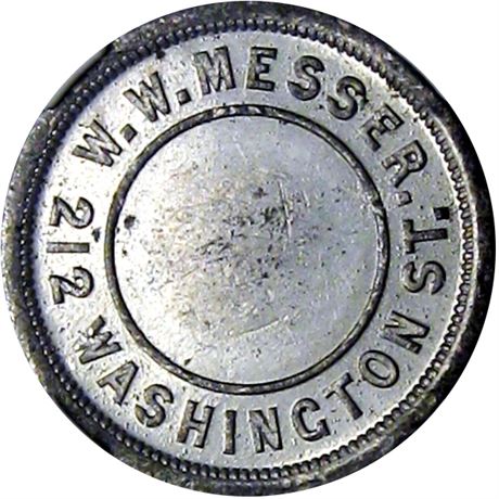 509  -  MILLER MA 70  NGC MS61 Boston Massachusetts Merchant token