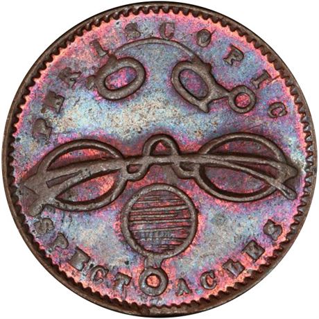 247  -  IN630A- 5a R3 PCGS MS65 BN Mishawaka Indiana Civil War token