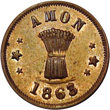 357  -  PA750C-2a R5 PCGS MS63 BN Philadelphia Civil War token