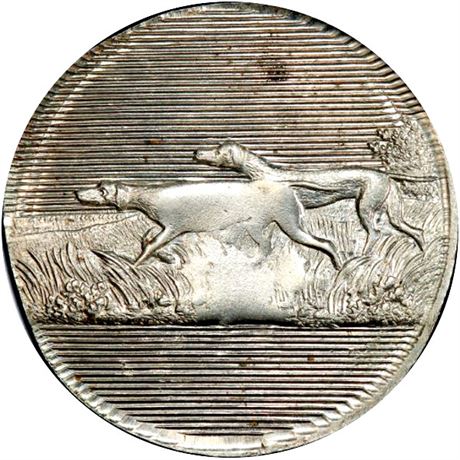 93  -  146/184 j R8 PCGS MS63 German Silver Burnside Patriotic Civil War token