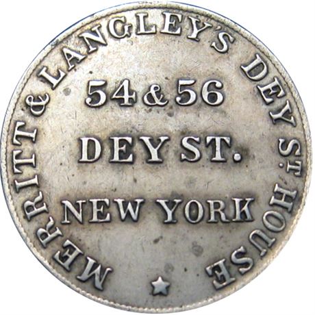 638  -  MILLER NY  552  Raw EF  New York Merchant token