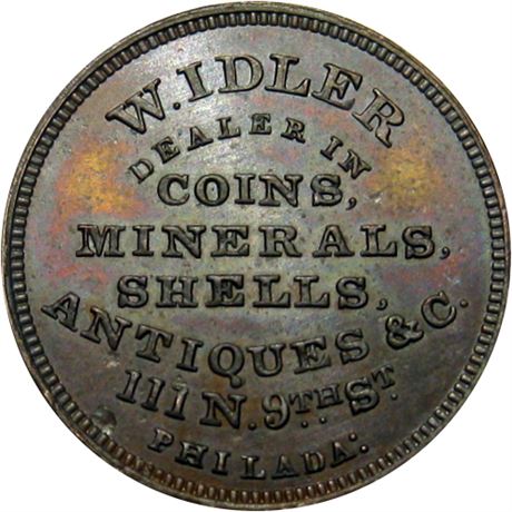 697  -  MILLER PA 230A  Raw MS62 Coin Dealer Idler Philadelphia PA