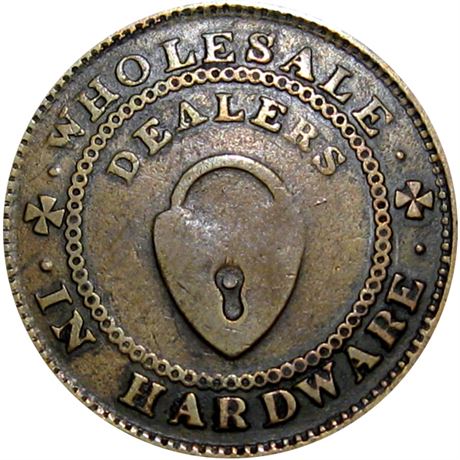 558  -  LOW 324A / HT-212A R2 Raw VF  Hard Times token