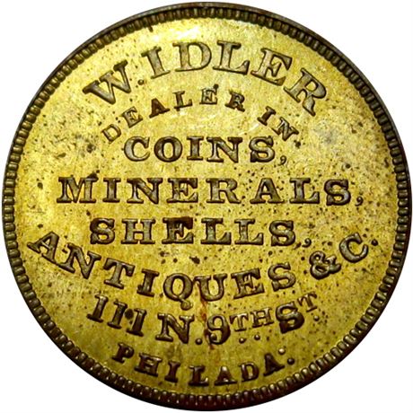 700  -  MILLER PA 230F  Raw MS63 Coin Dealer Idler Philadelphia PA