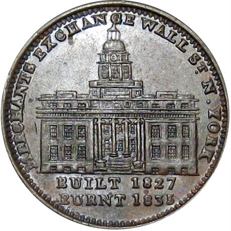 520  -  LOW  95 / HT-291 R1 Raw MS62  Hard Times token