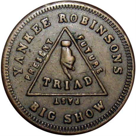 174  -  IL692A-11a R8 Raw EF Peoria Illinois Civil War token