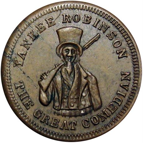167  -  IL692A- 1a R4 Raw AU+ Peoria Illinois Civil War token