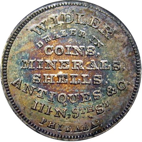 701  -  MILLER PA 230H  Raw MS62 Coin Dealer Idler Philadelphia PA