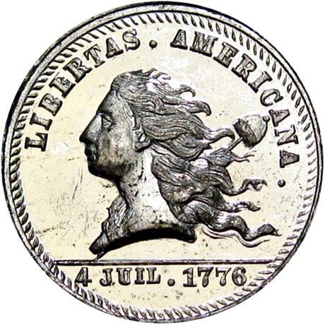 722  -  MILLER VA 15  Raw MS62 Petersburg Virginia Merchant token