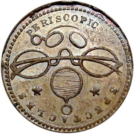 192  -  IN630A- 2a R4 Raw MS63 Mishawaka Indiana Civil War token