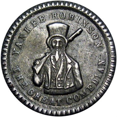 169  -  IL692A- 2m R8 Raw EF Peoria Illinois Civil War token