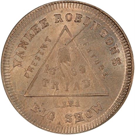 26  -  IL692A-24d Unlisted PCGS MS65 Peoria Illinois Civil War token