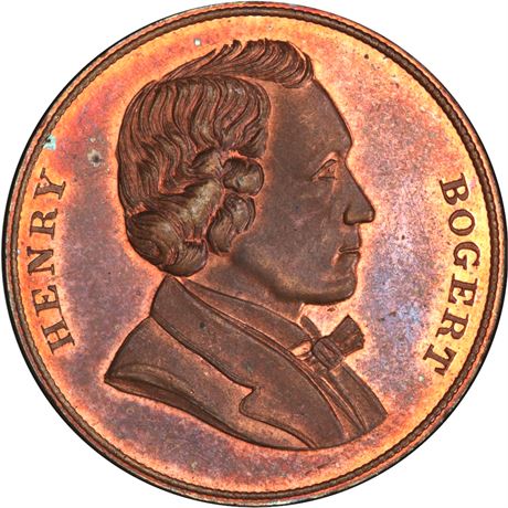 15  -  Sage Numismatic token No. 2 PCGS MS63 Henry Bogert