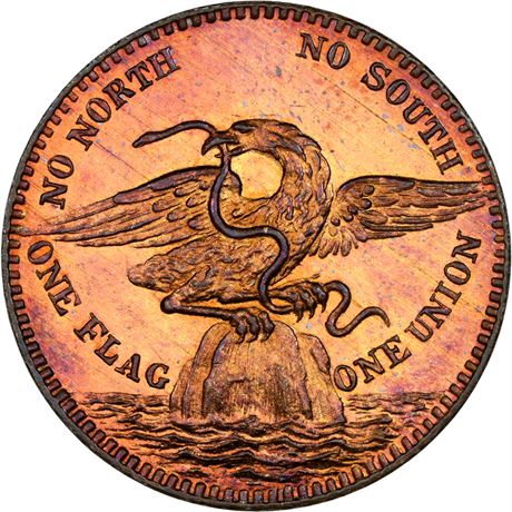 175  -  NY630BW-1b R4 NGC MS66 PL New York City Civil War token
