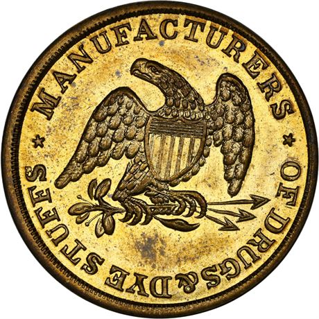 472  -  MILLER PA  59  NGC MS65 PL Philadelphia Pennsylvania Merchant token