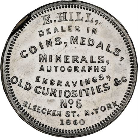 440  -  MILLER NY  336  NGC MS65 DPL Coin Dealer New York City Merchant token