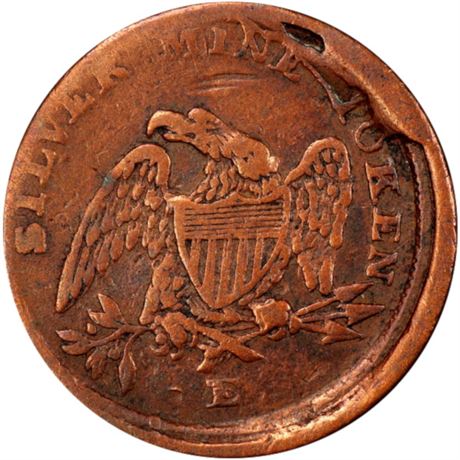 89  -  IL150BB-6a R10 PCGS VF Details Rare Chicago Illinois Civil War token