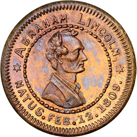 451  -  MILLER NY  688  NGC MS66 Lincoln New York City Merchant token