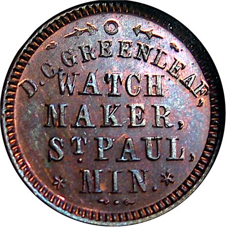 136  -  MN760A-1a R5 NGC MS63 BN St. Paul Minnesota Civil War token