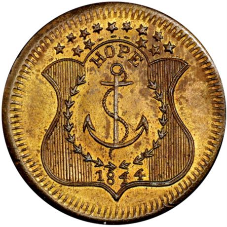 65  -  481/493B b R8 PCGS MS63  Patriotic Civil War token