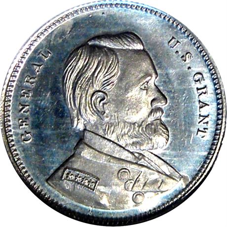 512  -  USG 1868-22 WM  NGC MS63 1868 Ulysses Grant Political token