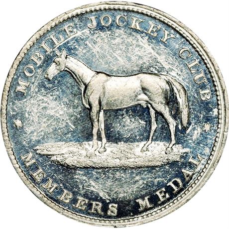 416  -  MILLER AL 19  PCGS MS61 Mobile Alabama Merchant token