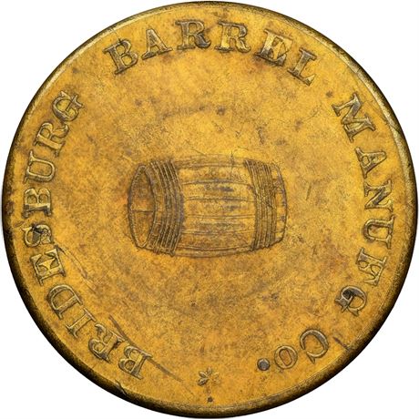 471  -  MILLER PA  57  NGC MS62 Barrel Philadelphia Pennsylvania Merchant token