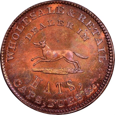 497  -  MILLER VA 18  NGC MS65 BN Petersburg Virginia Merchant token