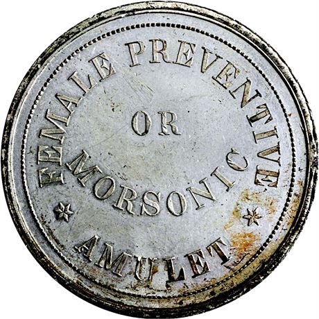 439  -  MILLER NY  239  NGC MS62 Female Preventive New York City Merchant token