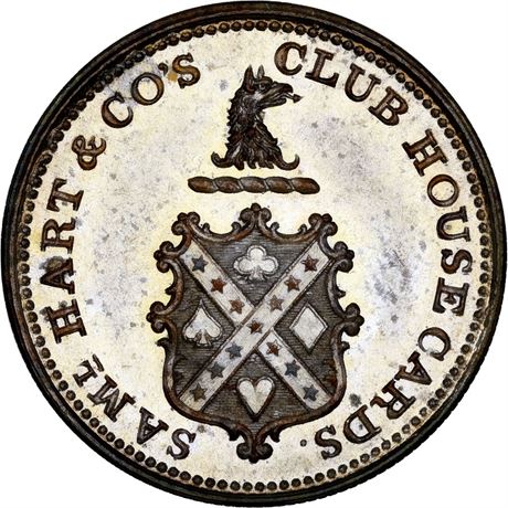 10  -  MILLER PA 195  NGC MS65 Philadelphia Pennsylvania Merchant token