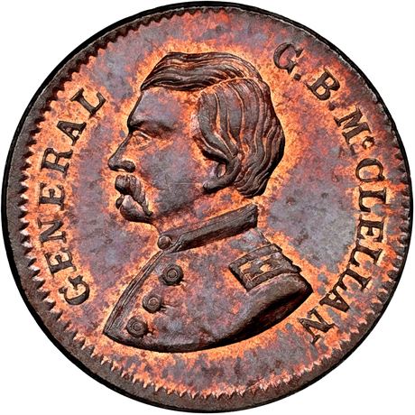 38  -  138/434 a R1 NGC MS64 BN  Patriotic Civil War token