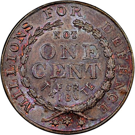 11  -   43/387 a R4 NGC MS65 BN  Patriotic Civil War token