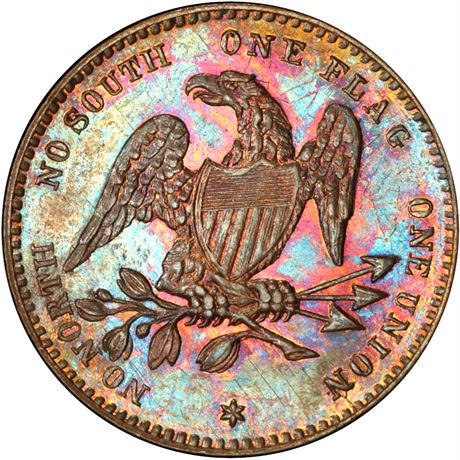 208  -  NY630AMa-1b R7 PCGS MS64 New York Civil War token