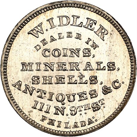 447  -  Miller PA 230C  NGC MS65 PL Philadelphia Merchant token