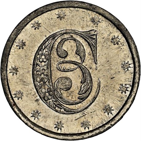 244  -  OH165AP-12e R9 NGC MS62 Cincinnati Ohio Civil War token