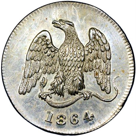 203  -  NY630 X-1j R7 PCGS MS61 New York Feuchtwanger Civil War token