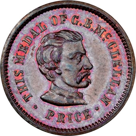 41  -  143/261 a R1 NGC MS64 BN  Patriotic Civil War token