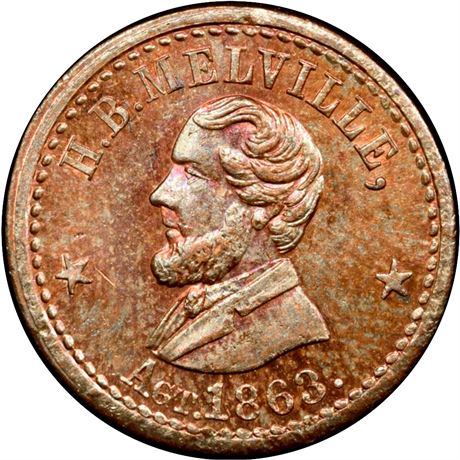 212  -  NY630AW-1a R4 PCGS MS64 BN New York Civil War token