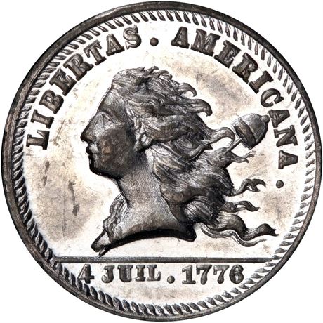 18  -  Rulau Pa-Ph-220  PCGS MS63 Philadelphia PA Centennial Merchant token