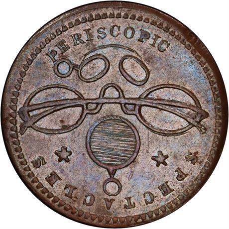 4  -  IN630A- 2a R4 PCGS AU58 Mishawaka Indiana Civil War token