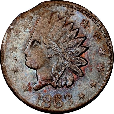 24  -   85/431 a R7 NGC MS63 BN  Patriotic Civil War token