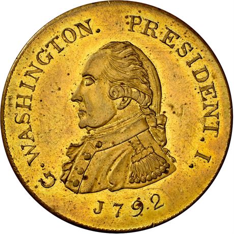 PA 212 NGC MS63 Idler Coin Dealer Philadelphia George Washington